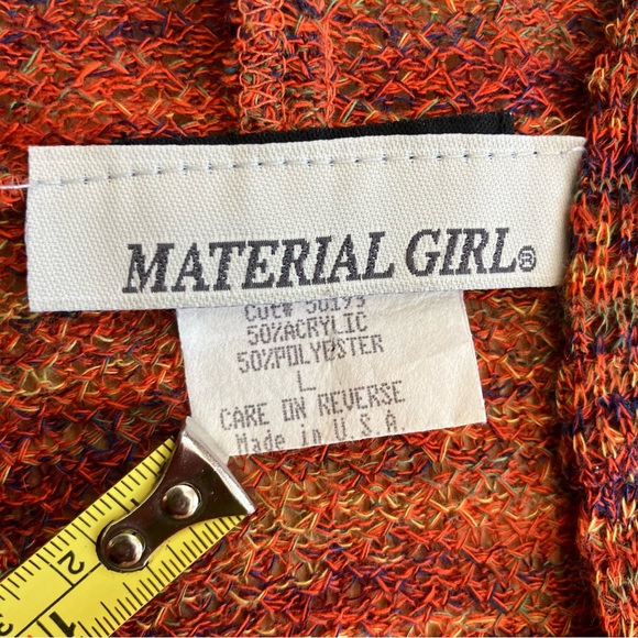 2/$20 Marled knit hooded duster open cardigan purple orange Medium - Picture 8 of 8